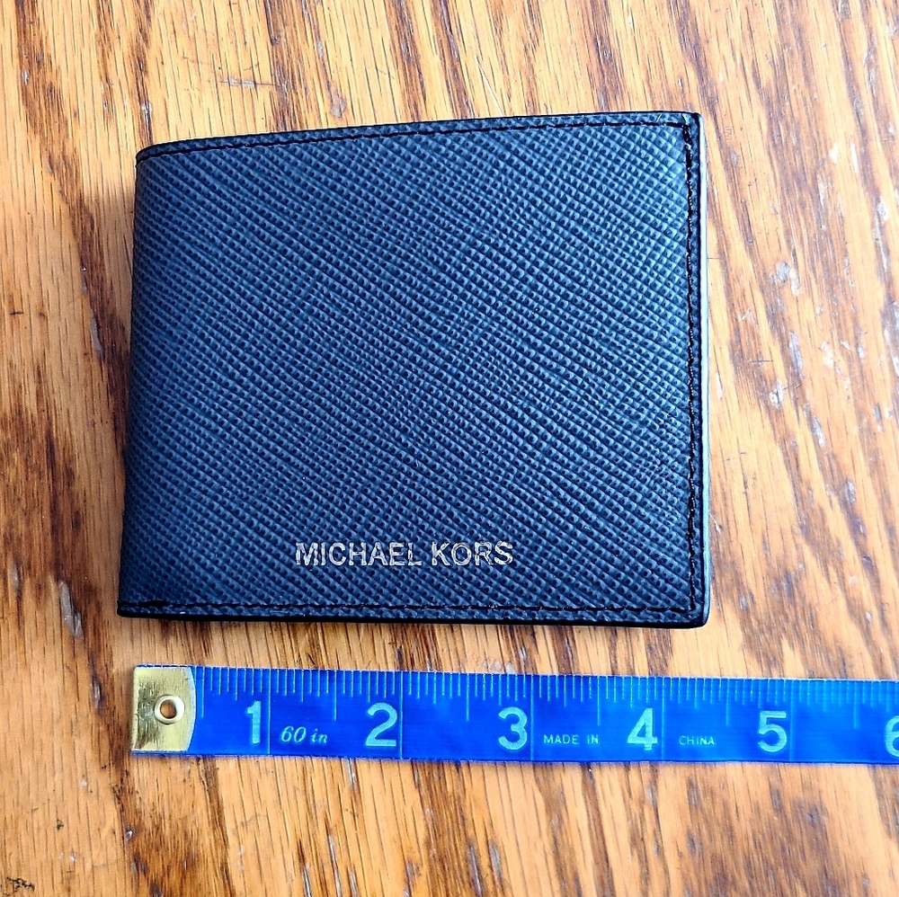 👀50% OFF 👀 NWT‼️ Michael Kors Men's Slim Bi-Fold Wallet - Picture 7 of 8